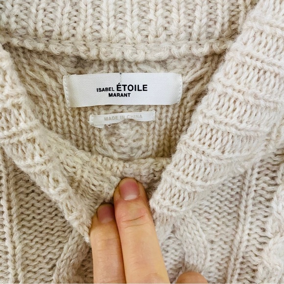 Isabel Marant Etoile 100% wool Cable Knit Sweater - Picture 6 of 9